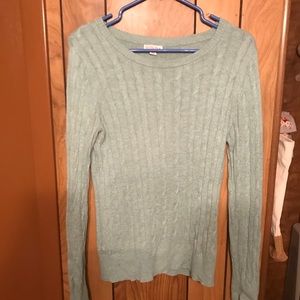 Cable knit sweater